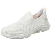 Skechers Femme Aller Marcher 7 Amina GO Walk, Garniture Textile Blanc cassé, 38.5 EU