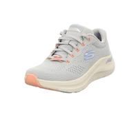 Skechers Femme Arch FIT 2.0 BIG League Basket, Garniture Corail Pervenche Gris Clair, 38 EU