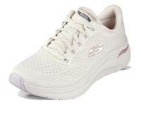 Skechers Femme Arch FIT 2.0 BIG League Basket, Garniture Lavande Mauve en Maille Naturelle, 35 EU