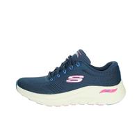 Skechers Femme Arch FIT 2.0 BIG League Basket, Maille Marine Rose Vif Garniture Bleue, 41