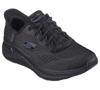 Skechers Chaussures à enfiler mains libres Arch Fit 2.0 garniture en maille noire bronze femme 38 EU
