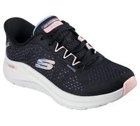 Skechers Femme Arch Fit 2.0 Fresh Pace Basket, Black Mesh/PU/Multi Trim, 39 EU