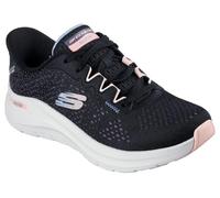 Skechers Femme Arch Fit 2.0 Fresh Pace Slip-In ENTRAINEUSE, Black Mesh/Pu/Multi Trim, 40 EU