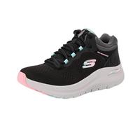 Skechers Femme Arch Fit 2.0 Rainy Days Basket, Black Mesh/Multi Trim, 37 EU