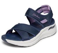 Skechers Femme ARCH FIT 2.0 SANDAL FEELIN' BRIGHT, bleu marine Violet, 37 EU