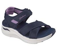 Skechers Femme ARCH FIT 2.0 SANDAL FEELIN' BRIGHT, bleu marine Violet, 39 EU