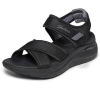Skechers Femme ARCH FIT 2.0 SANDAL FEELIN' BRIGHT, Noir gris, 40 EU