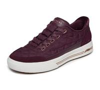Skechers Femme Arch Fit Arcade Cuddle Steps Slip-in ENTRAINEUSE, Wine Nylon Duraleather Suede, 41 EU