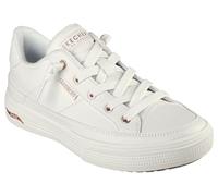 Skechers Femme Arch Fit Arcade-on My Way Basket, White Duraleather, 38.5 EU