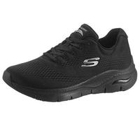 Skechers Femme Arch Fit Big Appeal Trainers, Black Mesh/Trim, 41 EU