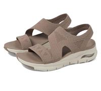Skechers Femme Arch Fit Brightest Day Ajustement de la voûte Plantaire Le Jour Le Plus Lumineux, Mocha Knit, 41 EU