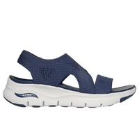 Skechers Femme Arch Fit Brightest Day Sandals, Navy Knit, 43 EU