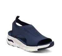 Skechers Femme Arch FIT City Catch Sandale, Blue, 36 EU
