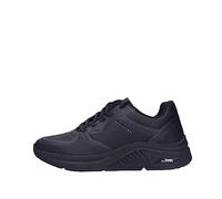Skechers Femme Arch Fit S-miles Sneaker, Noir, 35 EU