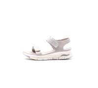Skechers Femme Arch Fit Touristy Sandale Plate, Maille Taupe, 41 EU