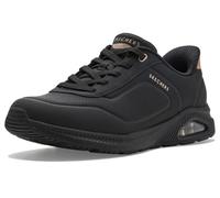 Skechers Femme Arch Fit Uno Slip-in ENTRAINEUSE, Black Durabuck Mesh, 41 EU