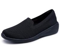 Skechers Femme Arya-Clear Skies Mocassin, Noir, 38 EU