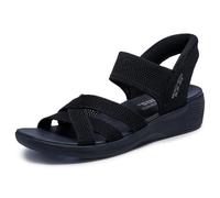 Skechers Femme Arya Cooling Off Slip-In ENTRAINEUSE, Black Knit, 42 EU