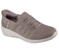 Skechers Femme Arya Swiftly Slip-In ENTRAINEUSE, Dark Taupe Knit, 41 EU
