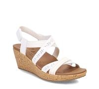 Skechers Femme Beverlee-Delicate Glow Basket, Duraleather Blanc, 40 EU