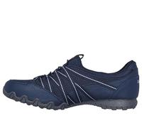 Skechers Femme Bikers Lite Relive Basket, Bleu Marine, 37 EU