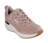 Skechers Baskets Billion 2 Prissy N Plush pour Femme, Microfibre écrasée Taupe, 39 EU