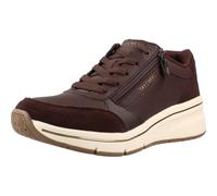 Skechers Femme Billion Flex Luxe Up Baskets, Chocolate Duraleather Suede Mesh, 40 EU
