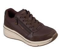 Skechers Femme Billion Flex Luxe Up Baskets, Chocolate Duraleather Suede Mesh, 41 EU