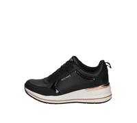 Skechers Femme Billion Million 2 À Lacets Mid, Black Duraleather Patent Trim, 36 EU