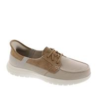 Skechers Femme on-The-go Flex-Palmilla Hands Free Slip-ins Chaussure Bateau, Taupe, 36.5 EU