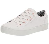 Skechers Femme Bobs B Extra Cute 2Cute4U Baskets, Blanc/Toile, 37.5 EU