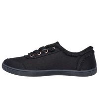 Skechers Femme Bobs B Cute Sneaker, Black Canvas/Trim, 38.5 EU