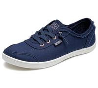 Skechers Baskets femme Bobs B Cute – mousse mémoire, semelle souple, vegan – Bleu marine 38 EU Large
