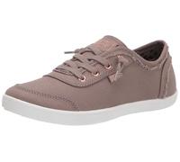 Skechers Femme Bobs B Cute Sneaker - Memory Foam, Flexible Outsole, Lightweight Vegan Shoes Basket, Taupe, 36.5 EU