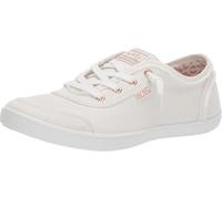 Skechers Femme Bobs B Cute Sneaker - Memory Foam, Flexible Outsole, Lightweight Vegan Shoes Basket, White Opulent Garden, 34.5 EU Large