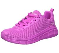 Skechers Chaussures femme Bobs B Flex Esencia Visionaria – Bordure en tricot rose vif Taille 38 EU