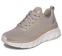 Skechers Femme Bobs B Flex Hi Flying Hi Baskets, Taupe Gold Engineered Knit, 40 EU