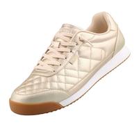 Skechers Femme Bobs Billie Wild Comfort Basket, Gold PU, 38.5 EU