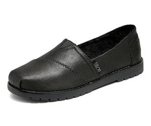 Skechers Femme Bobs Chill Lugs-Urban Spell Loafer Mocassin, Noir, 37.5 EU