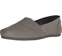 Skechers Femme Bobs Plush-Peace & Love Sandale Cage Espadrille, Charbon, 43 EU