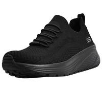 Skechers Femme Bobs Sparrow 2.0 Allegiance Crew Sneakers, Noir, 37 EU