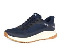 Skechers Femme Bobs Squad 4 Staple Look Slip-In ENTRAINEUSE, Navy Mesh, 38 EU