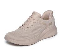 Skechers Femme Bobs Squad Chaos Current Muse Basket, Natural Textile, 35.5 EU