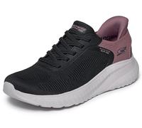 Skechers Femme Bobs Squad Chaos Current Muse Slip-in ENTRAINEUSE, Black Mauve Textile, 36 EU