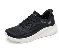 Skechers Baskets Femme Bobs Squad Chaos Current Muse – Bordure textile noire – 40 EU