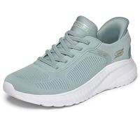 Skechers Femme Bobs Squad Chaos Current Muse Slip-In ENTRAINEUSE, Sage Textile, 37 EU