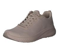Skechers Femme Bobs Squad Chaos - Face Off Basket, Nude Engineered Knit, 41 EU