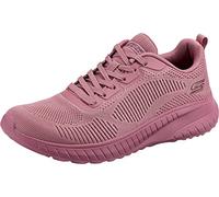 Skechers Femme Bobs Squad Chaos - Face Off Footwear, Red, 38 EU