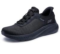 Skechers Femme Bobs Squad Chaos In Color Slip-In ENTRAINEUSE, Black Mesh, 39.5 EU
