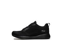 Skechers Femme Bobs Squad - Tough Talk Shoes, Noir Black Engineered Knit Blk, 41 EU